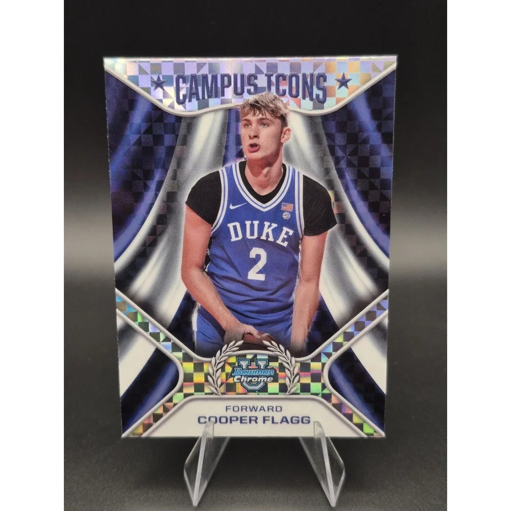 2025 Bowman U Chrome Cooper Flagg #CI-1 Campus Icons X-Fractor Duke Mavericks